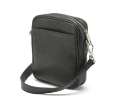 Crossbody veske i robust skinn