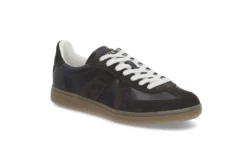 Cupsole sneaker i skinn