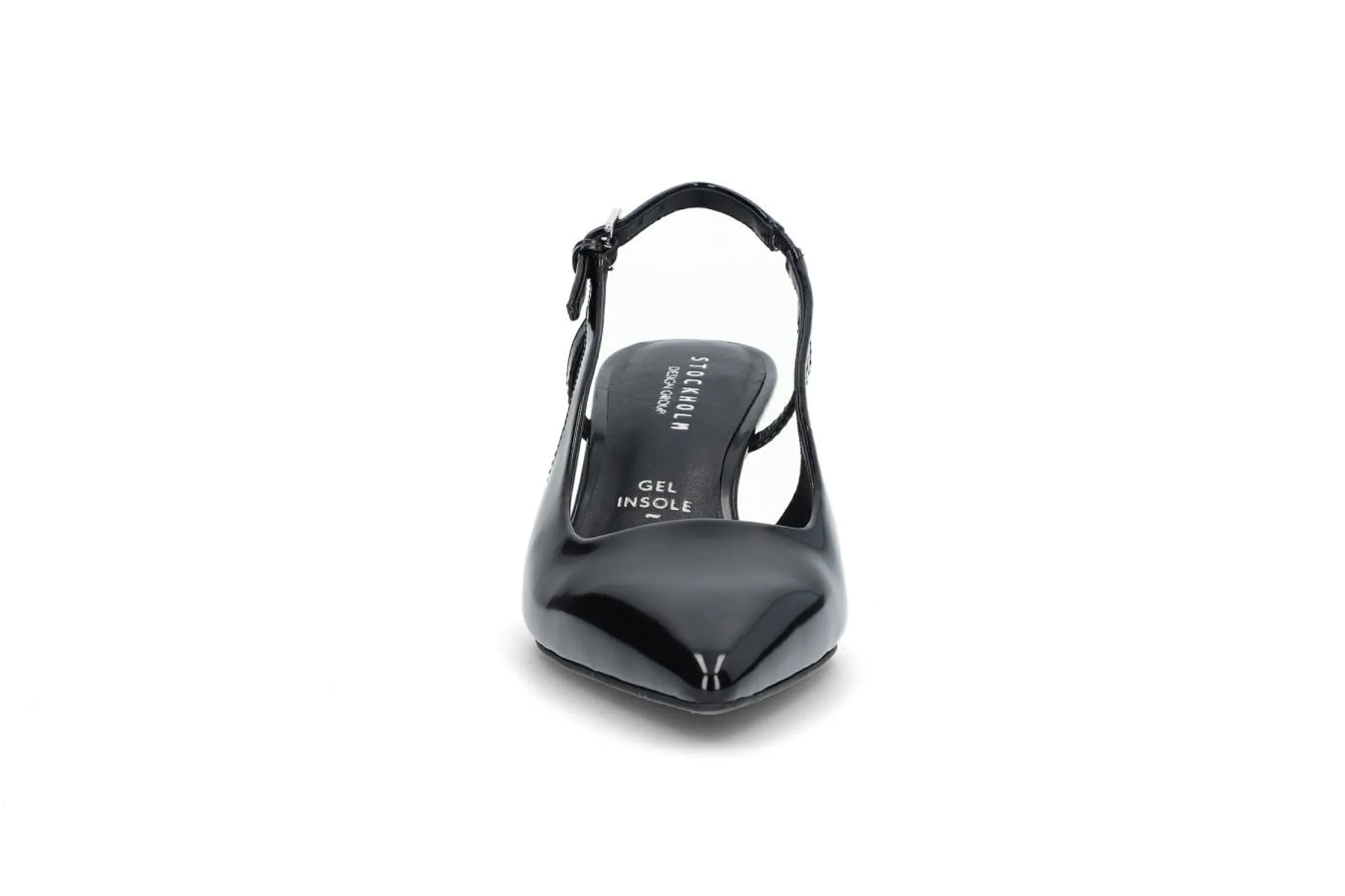 Elegante slingback pumps med gelsåle
