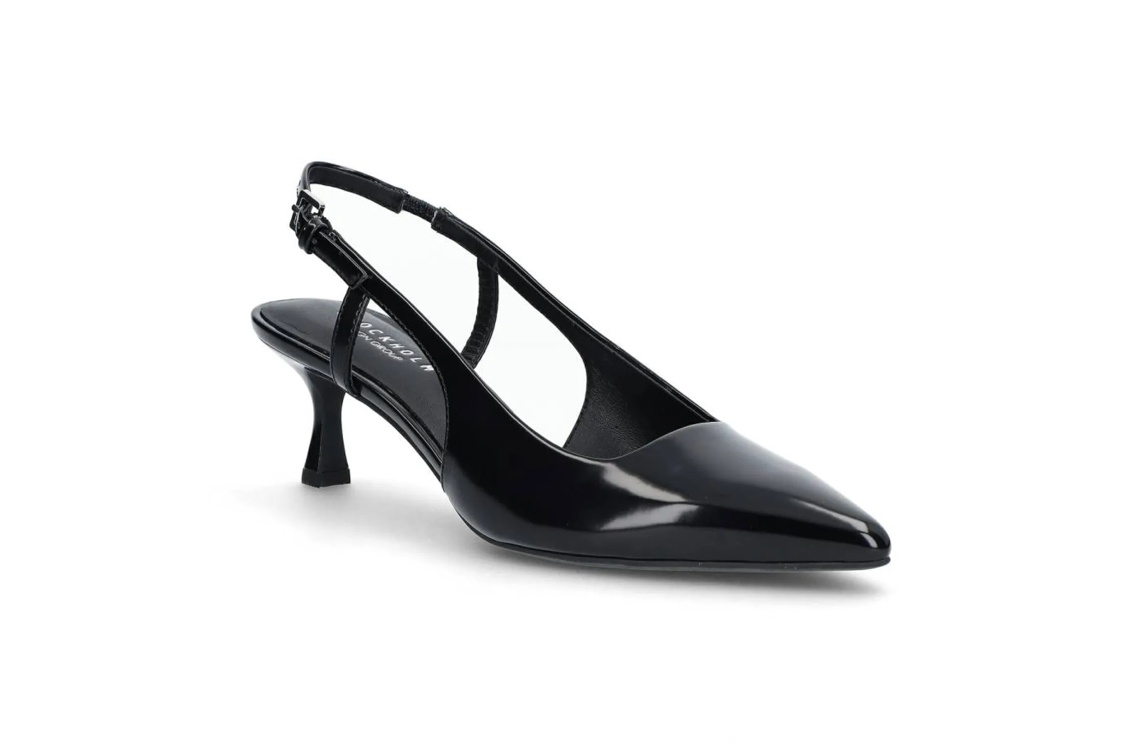 Elegante slingback pumps med gelsåle