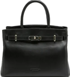 Elegant klassisk skinnveske