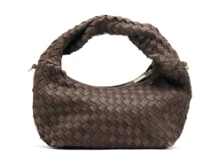 Flettet skinnveske