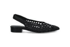 Interlace slingback pumps