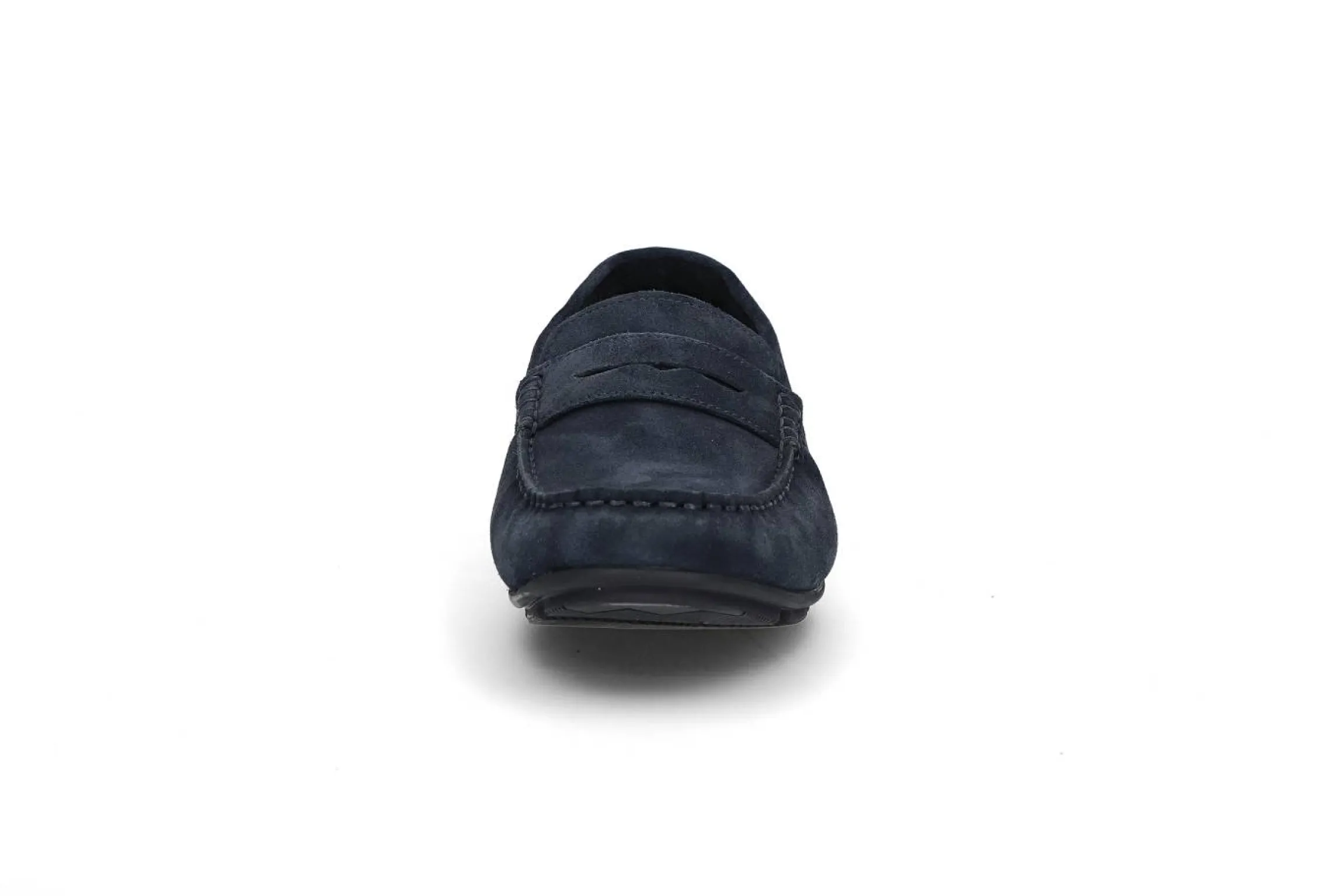 Loafer i semsket skinn