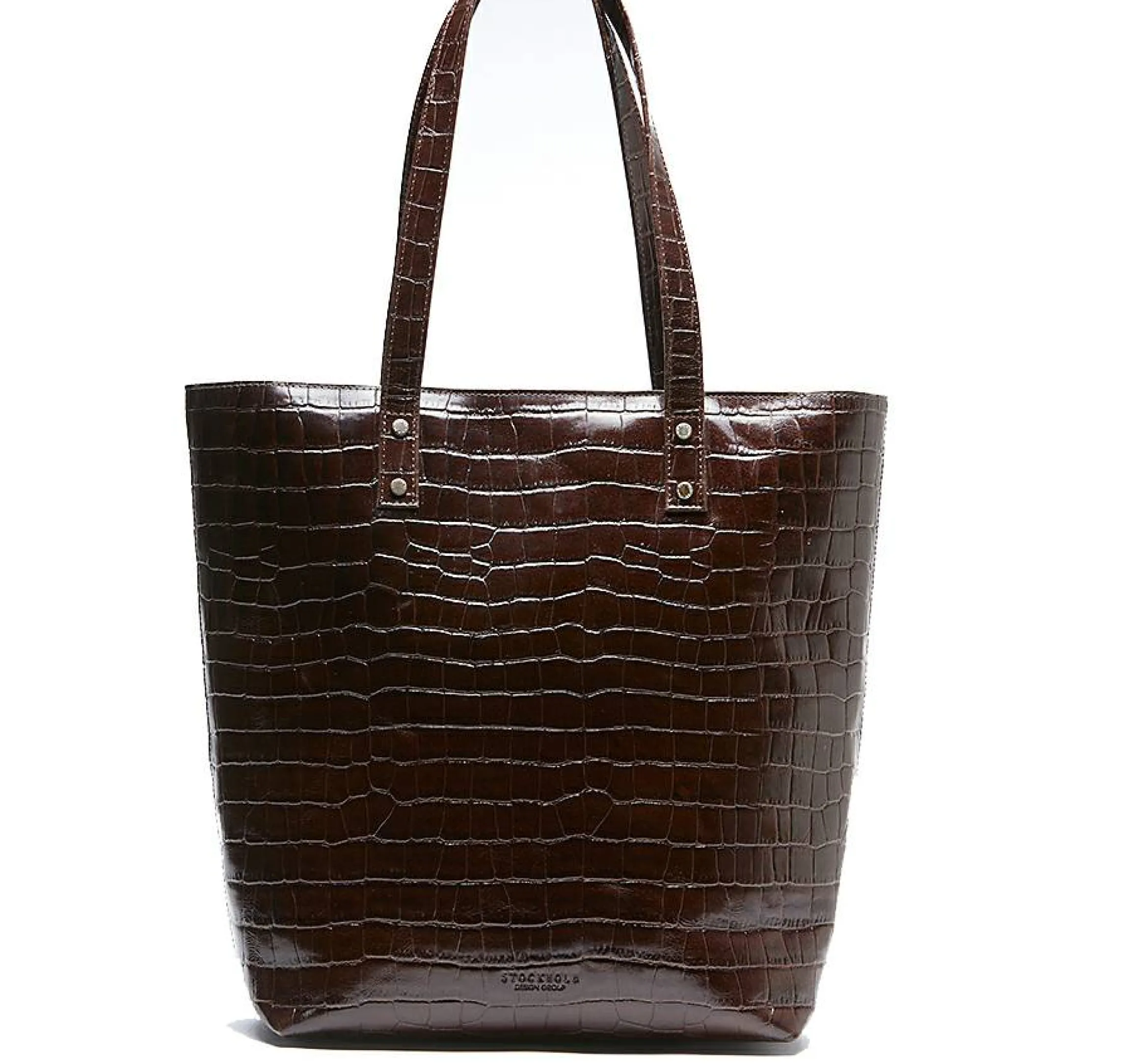 Shopperveske i skinn