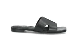 Slip-in skinnsandal