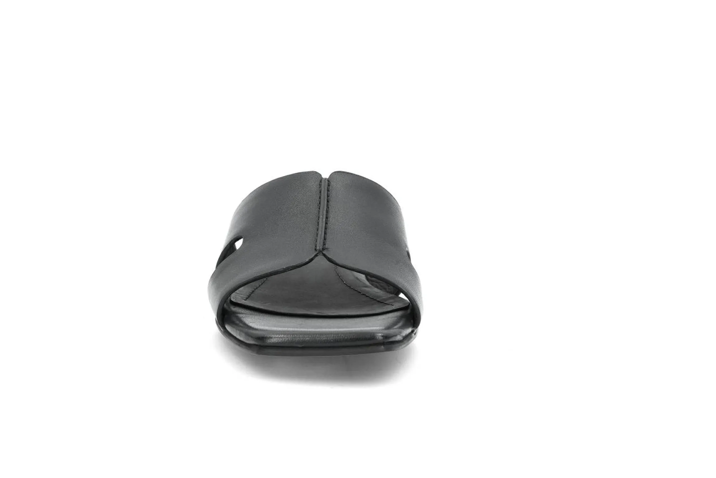 Slip-in skinnsandal