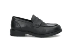 Tidløse loafers i skinn